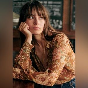 Sézane Tianna Blouse NWOT Size FR 34